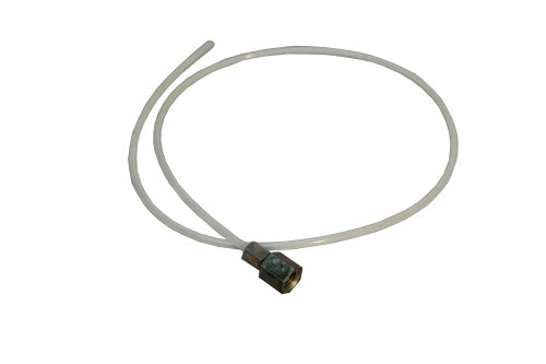 412-1703068 Трубка ПВХ ф4 L=750 Г=М10+К14/без наконечника, белая КАМАЗ рукоятки переключения КПП ГК Ростар1